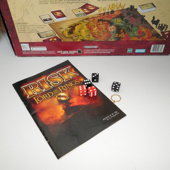 Vintage 2002 The Lord of the Rings RISK Board Game The Middle Earth Conquest - Picture 10 of 12